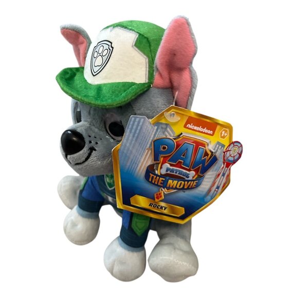 PAW Patrol The Movie Plush – Rocky by GUND – 7” Stuffed Animal – Nickelodeon – N - Picture 2 of 6